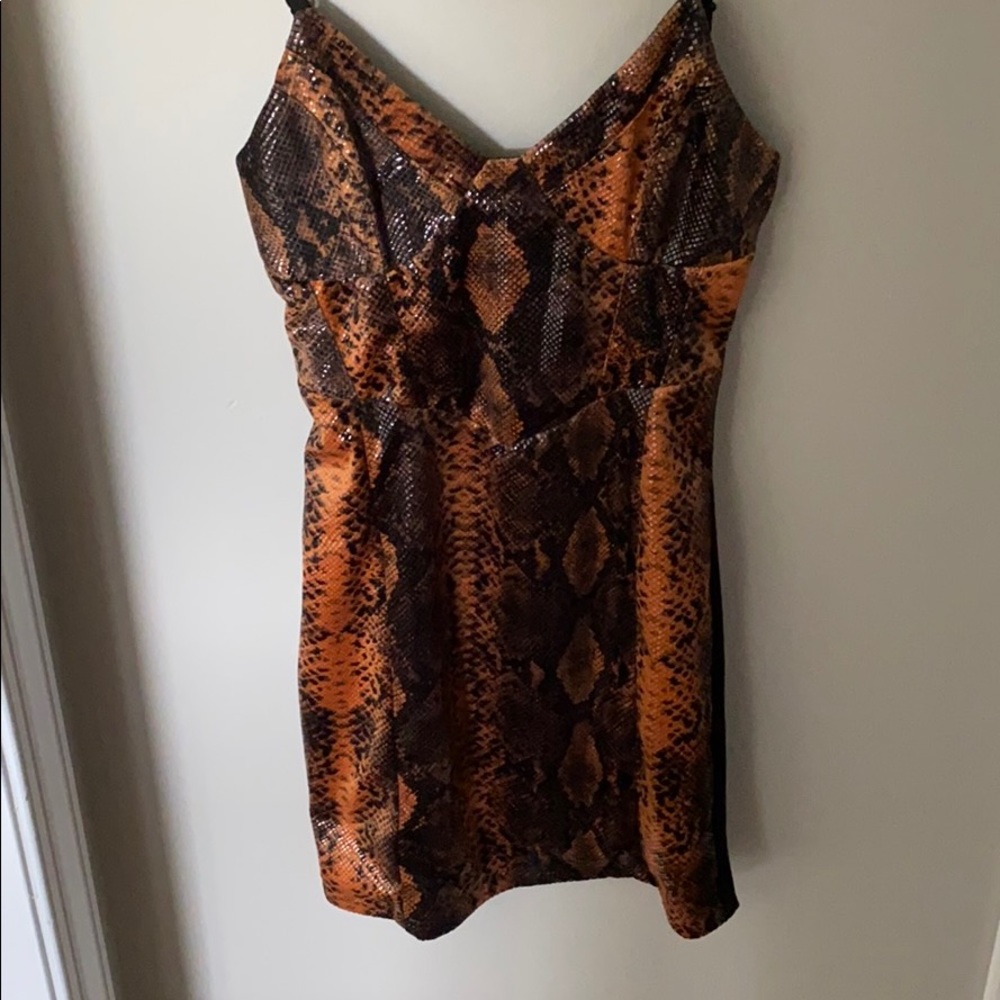 Snake skin dress